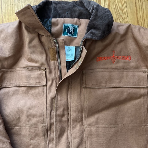 Berne Apparel Long Sleeve Heritage Duck Chore Coat Mens Size L Brown - Picture 2 of 9